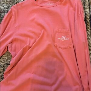Vineyard Vines Pink Long Sleeve Tee